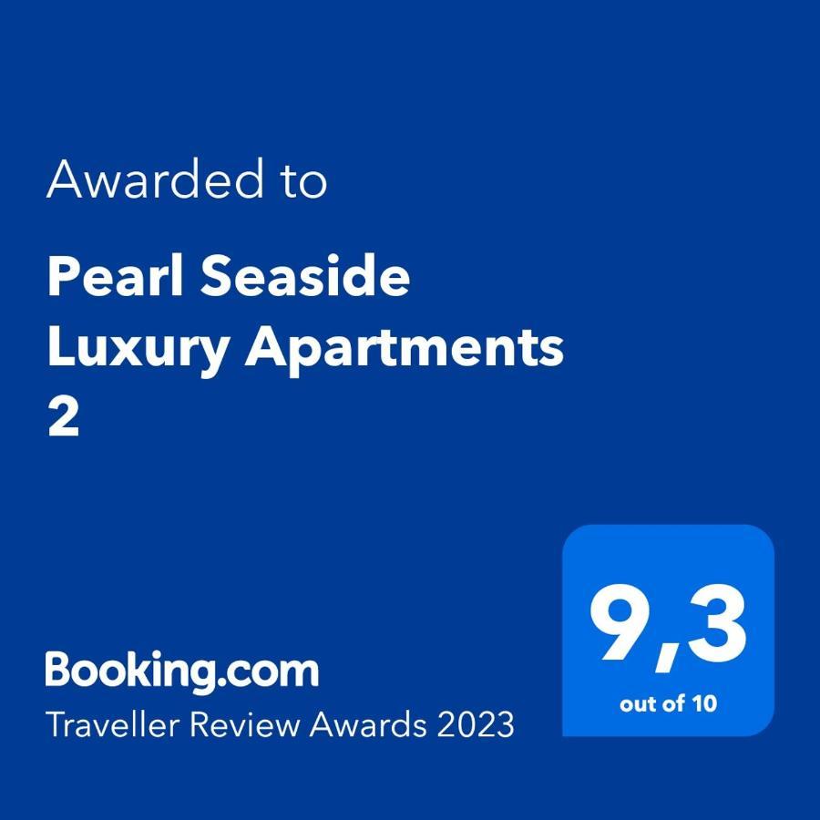 Pearl Seaside Luxury Apartments 2 Hriszí Aktí Haniá Kültér fotó